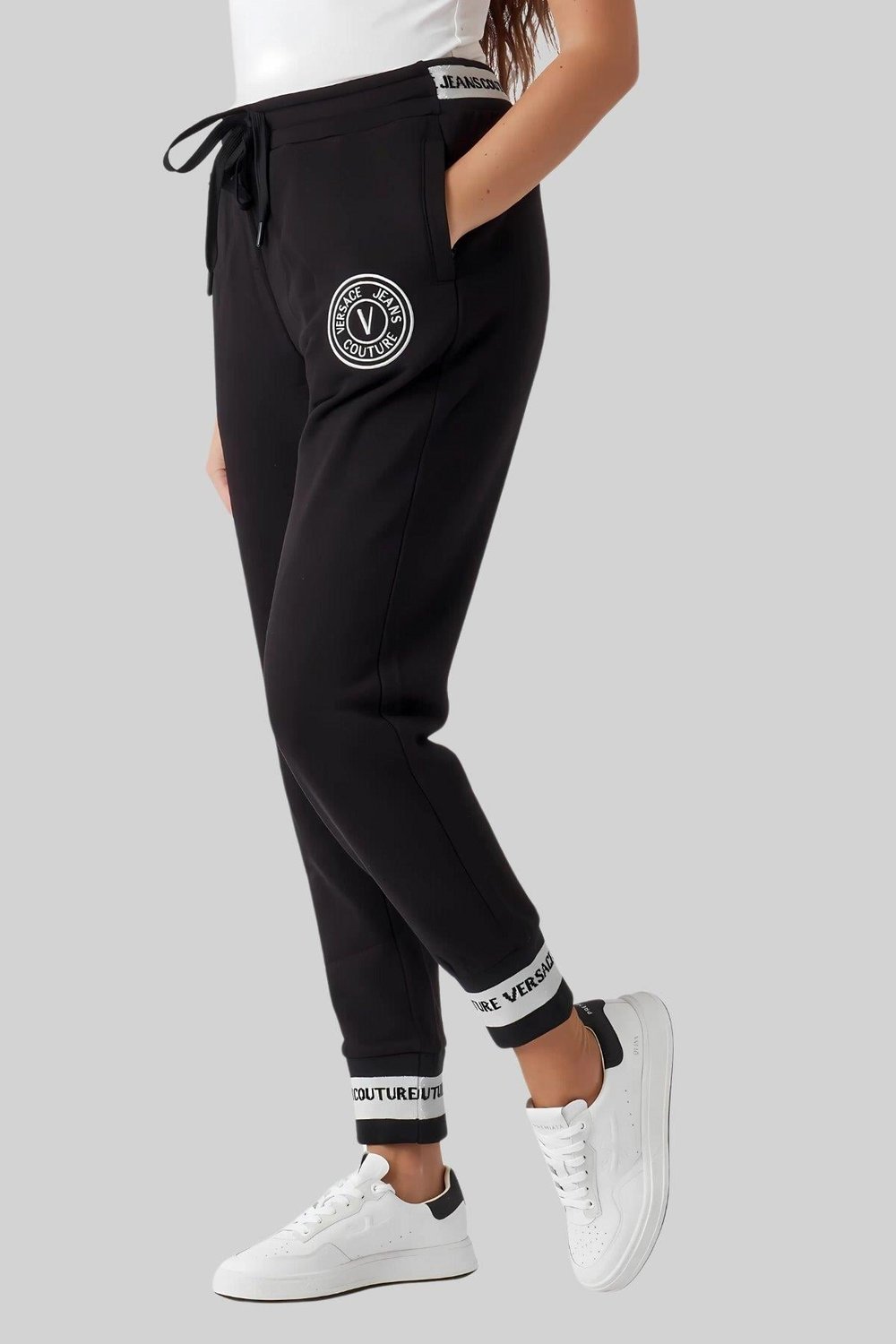Versace Jeans Couture Kadın Slim Fit Jogger Spor Bayan Pantolon Çok Renkli