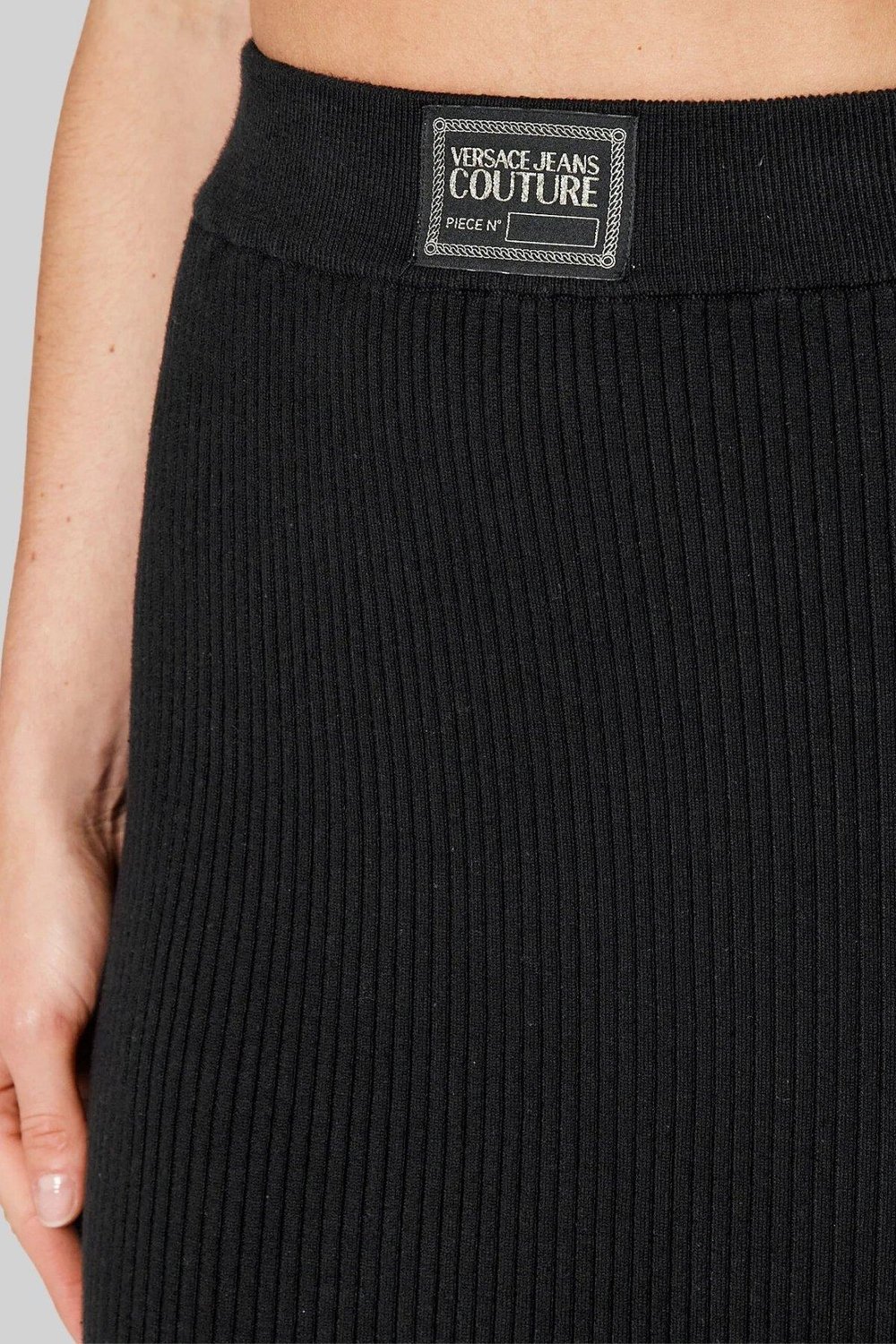Versace Jeans Couture Kadın Slim Fit Kalem Etek Siyah
