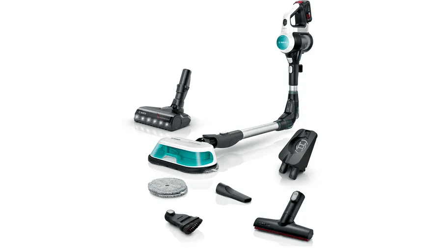 Bosch BCS71HYG1 Dik Şarjlı Elektrik Süpürgesi Unlimited 7 ProHygienic Aqua Beyaz