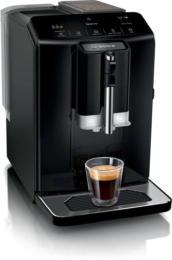 Bosch TIE20119 Serie 2 Tam Otomatik Kahve Makinesi VeroCafe Piyano siyah, Çıkarılabilir su tankıv