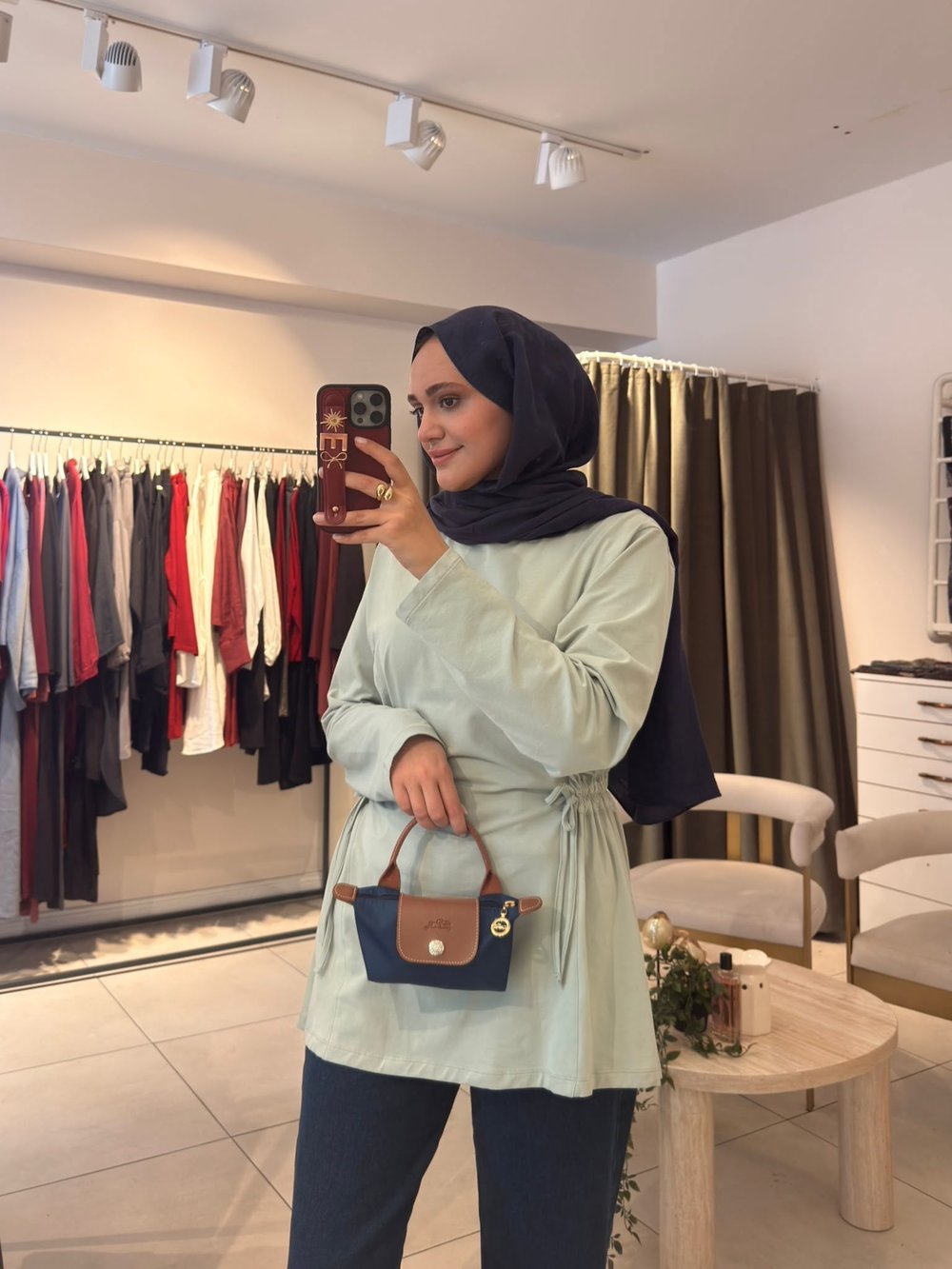 Bel Büzgülü Sweat Mint Yeşil