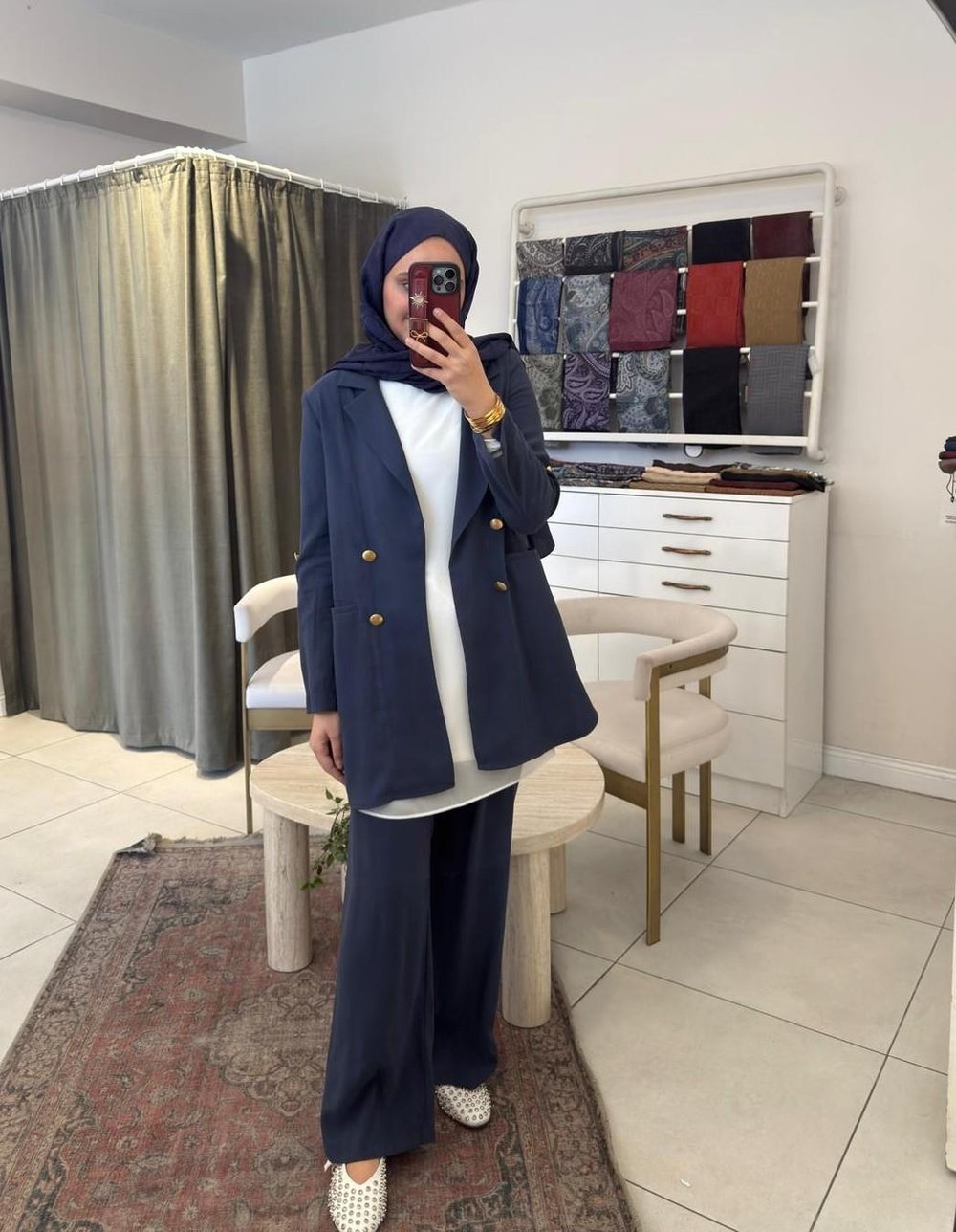 Blazer Takım Lacivert