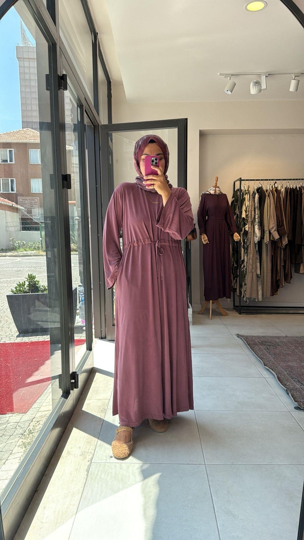 Oysho Elbise Pembe