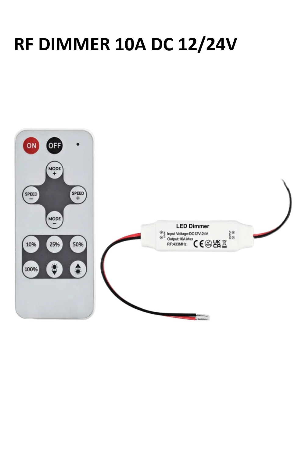 10A Mini RF LED Dimmer  
