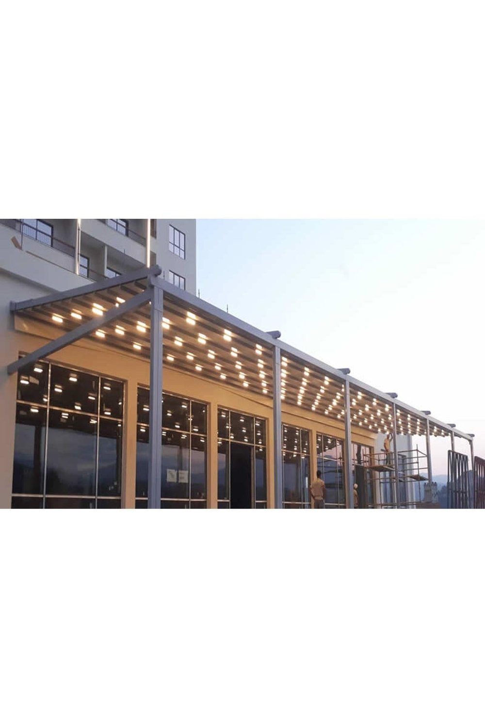Pergola LED Aydınlatma 24V 20cm Tente Pergola LED Modül Günışığı Oval