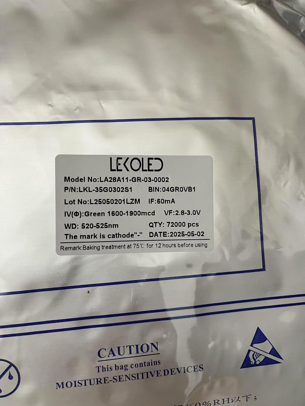 2835 Green LED Chip 3V 60mA 0,2W | Yeşil SMD LED 