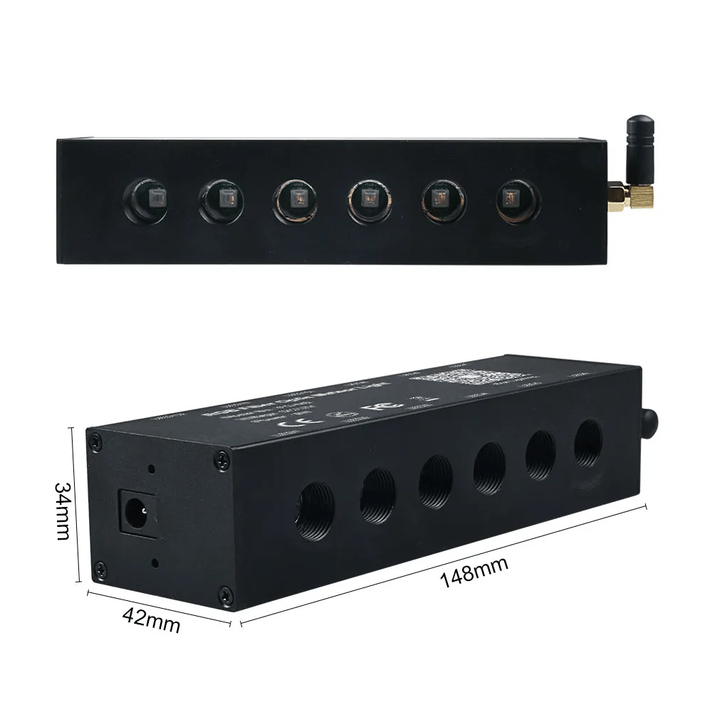 9W 12 LED RGB Işık Fiber Optik Meteor Tavan Yıldız Kayar Modülü / App Kontrollü