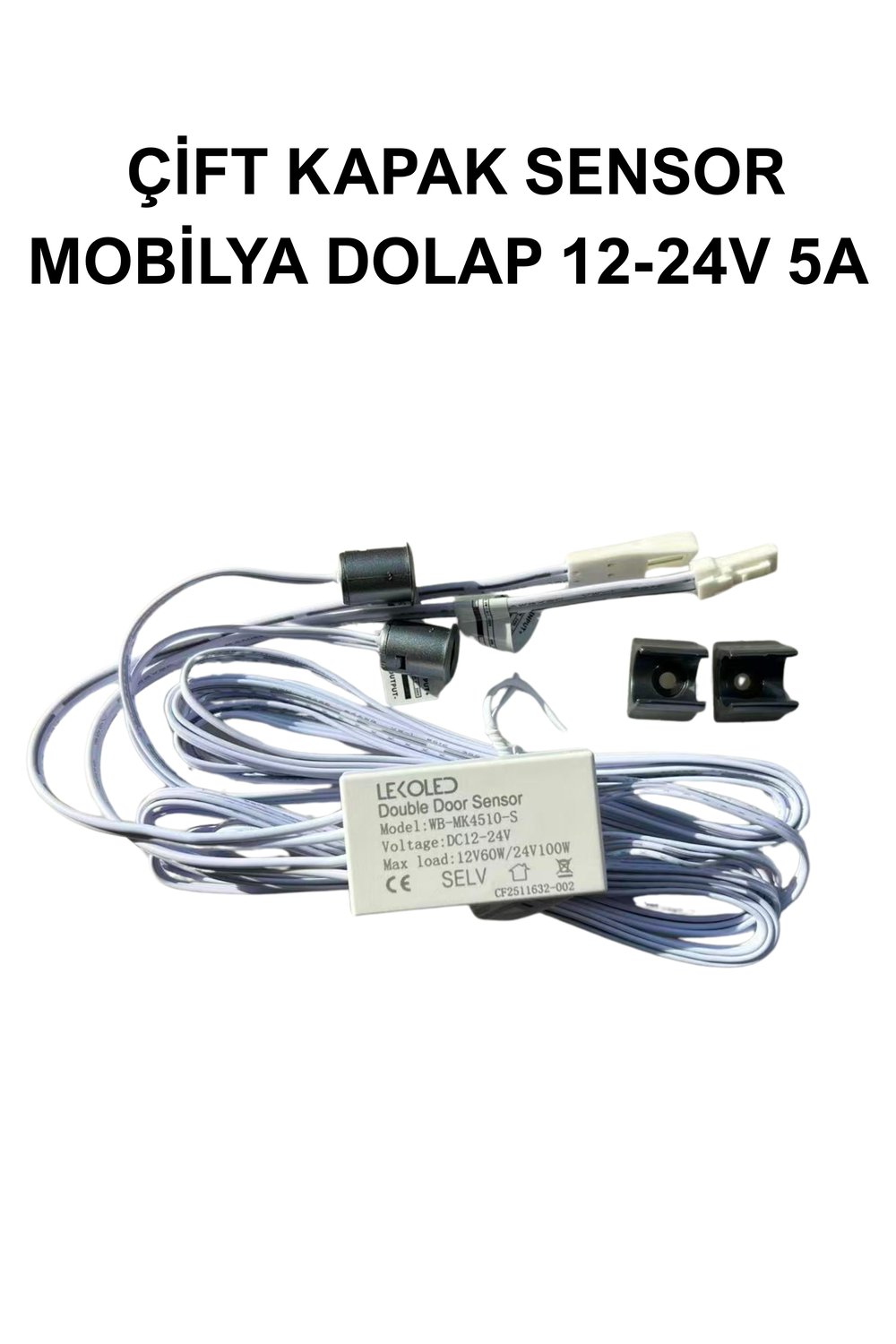 ÇİFT KAPAK SENSOR MOBİLYA DOLAP 12-24V 5A