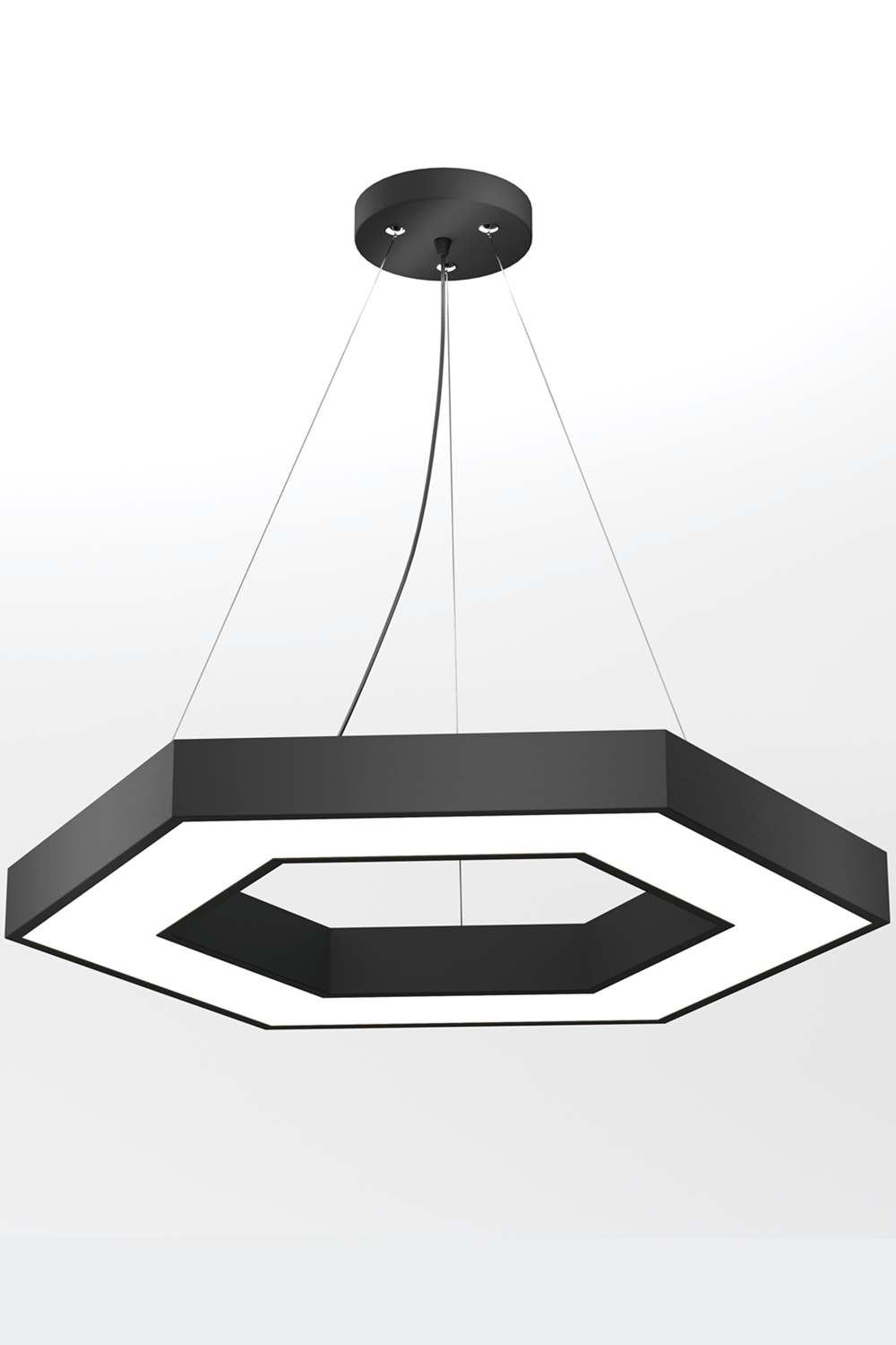 DEKORATİF ALTIGEN ARMATÜR Çap 60cm Natural Işık 4000K