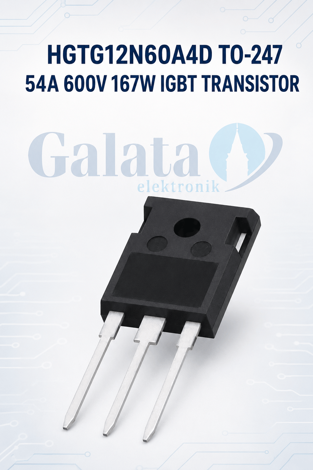 HGTG12N60A4D TO-247 54A 600V 167W IGBT TRANSISTOR
