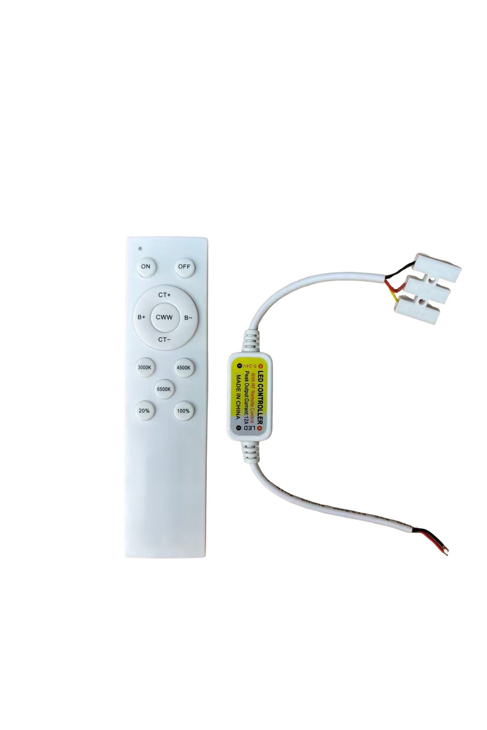 KUMANDALI 2 RENK VE DIM 12A 5-24V KONTROL ÜNİTESİ