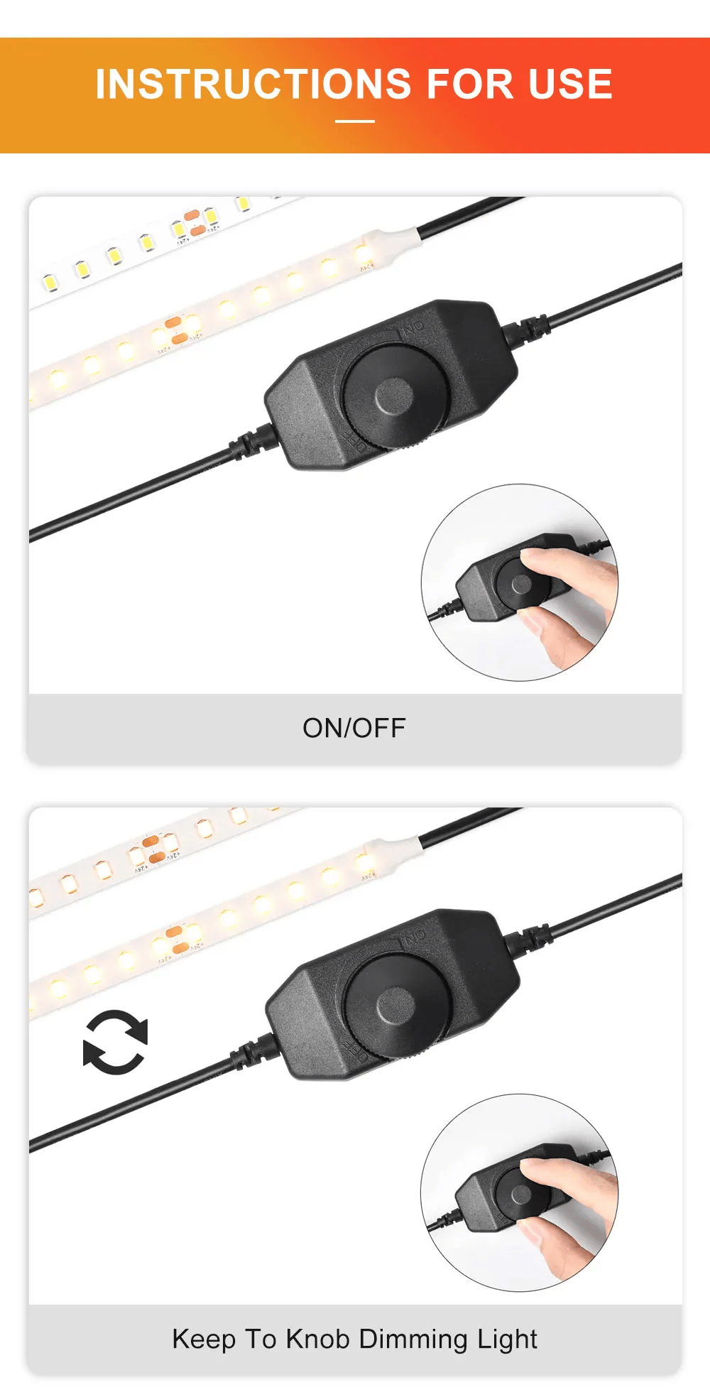 LED Dimmer  DC 12/24V 6A