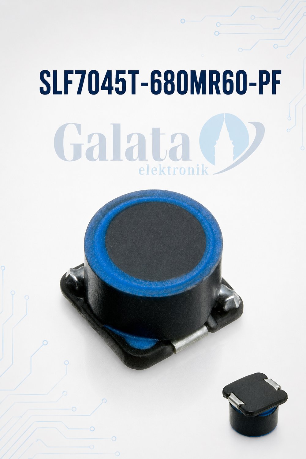 SLF7045T-680MR60-PF TDK 68µH 0.6A SMD Güç Bobini