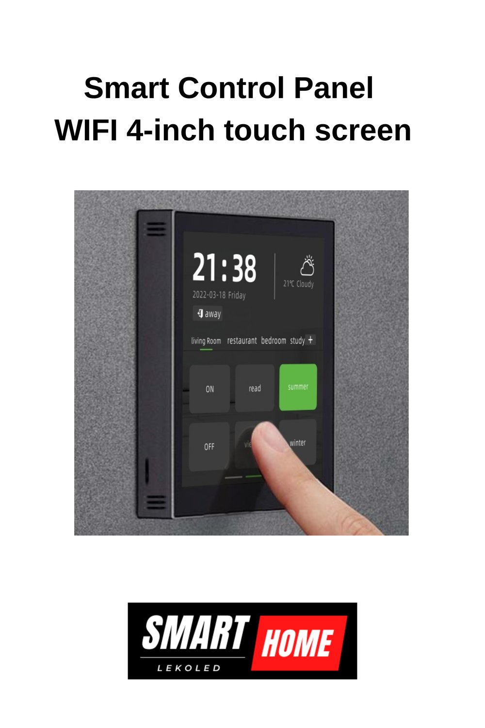 Smart Control Panel  WIFI 4-inch touch screen