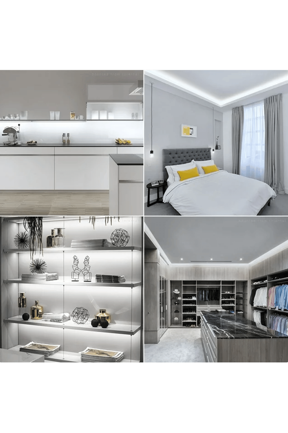 Çift Renk COB Şerit Led ( Beyaz Ve Günışıgı )