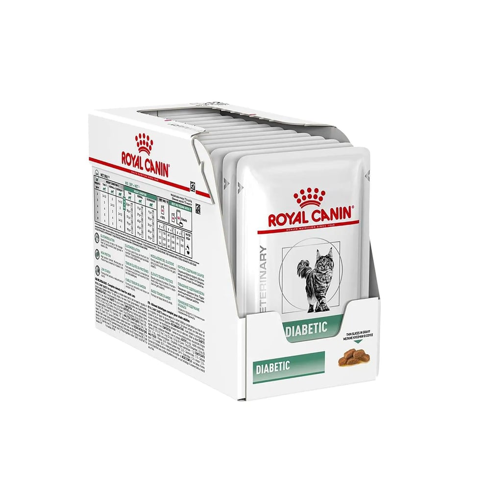 Royal Canin Cat Diabetic Pouch 8Sx12