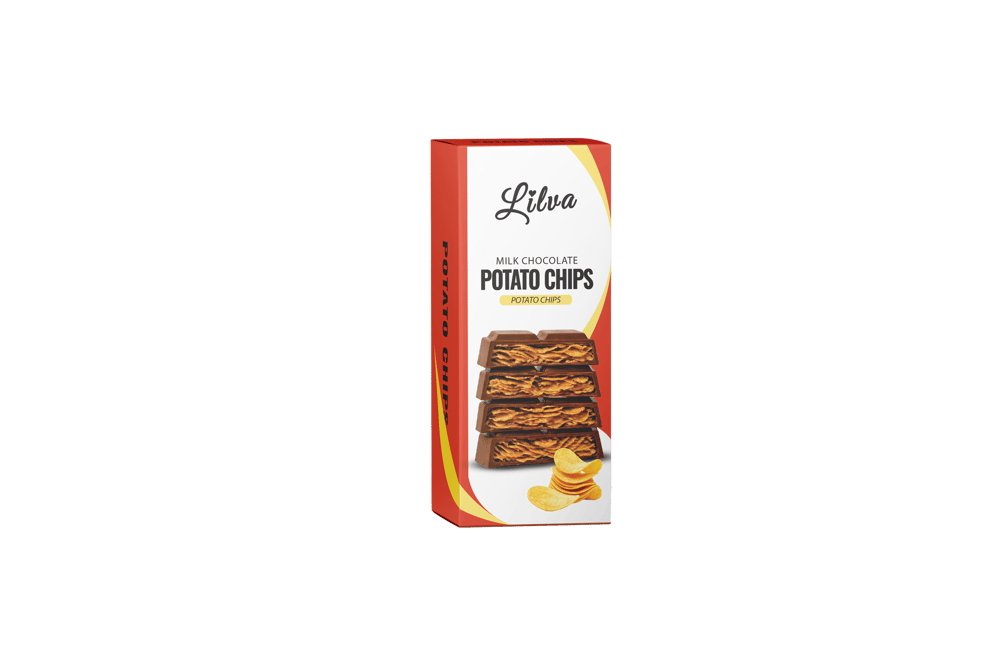 Lilva Potato Chips Chocolate Bar 85 gr