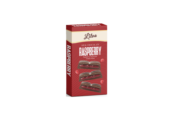 Raspberry Cream Milk Chocolate Bar 75 g