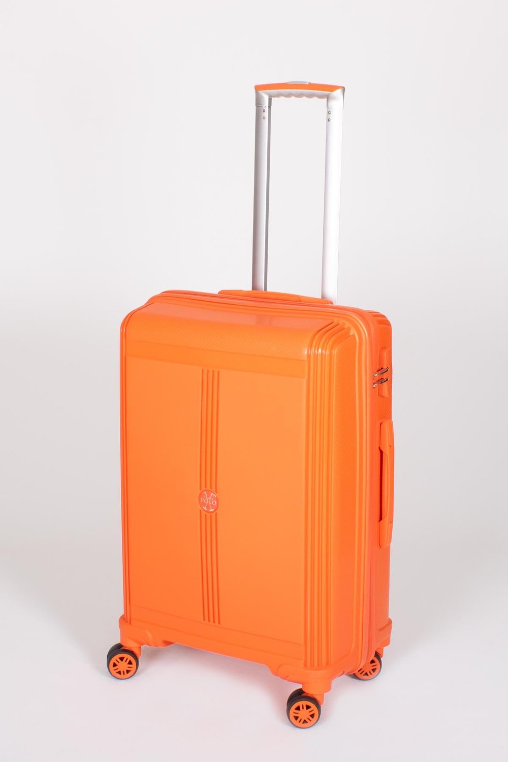 Travel Polo Orta Boy Kırılmaz Valiz Oranj Turuncu 1018