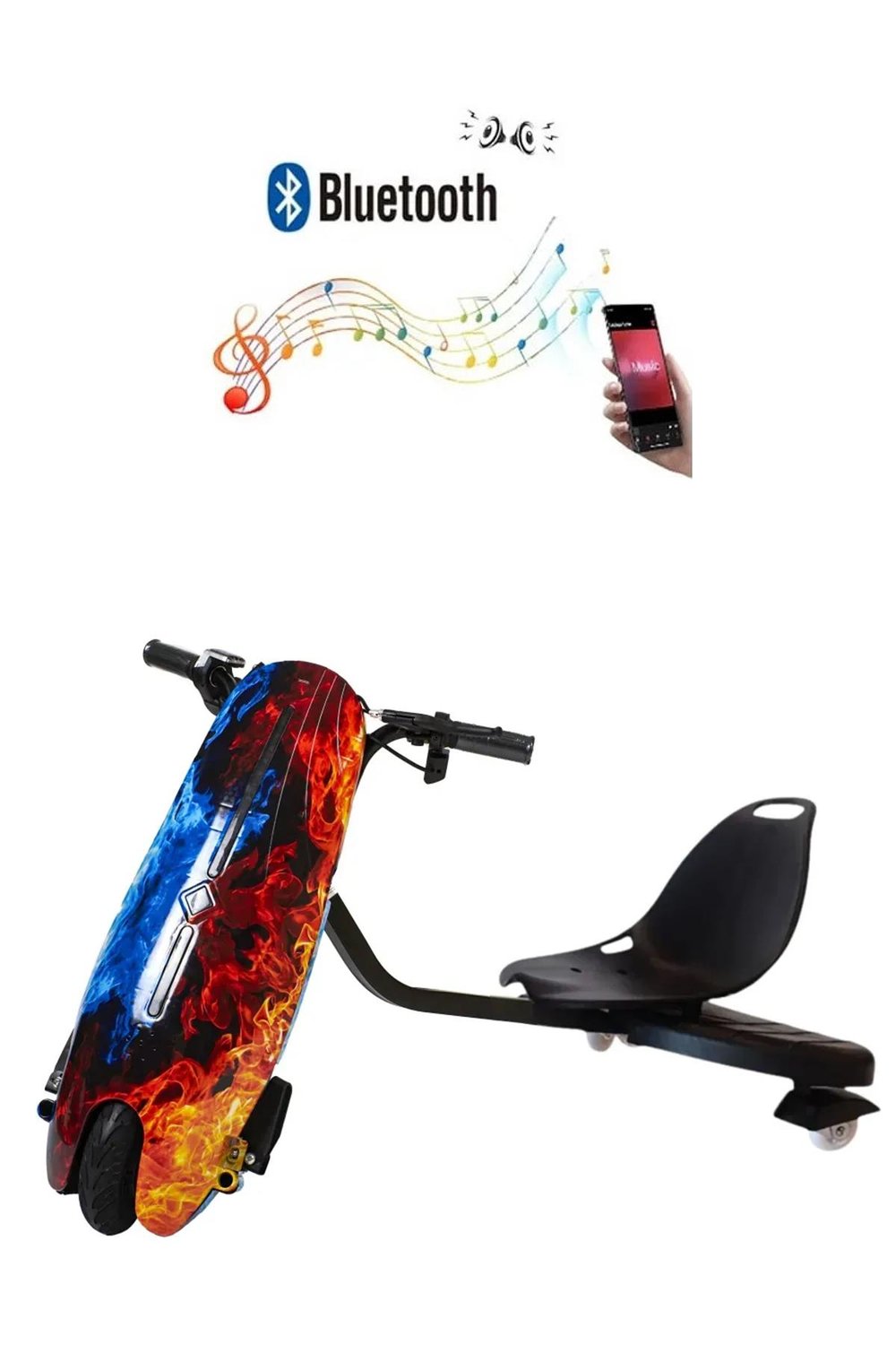 Citymate Drift Car Elektrikli Kaykay Bluetooth Dirift Kar Hoverboard Scooter Ledli Bluetoothlu D10