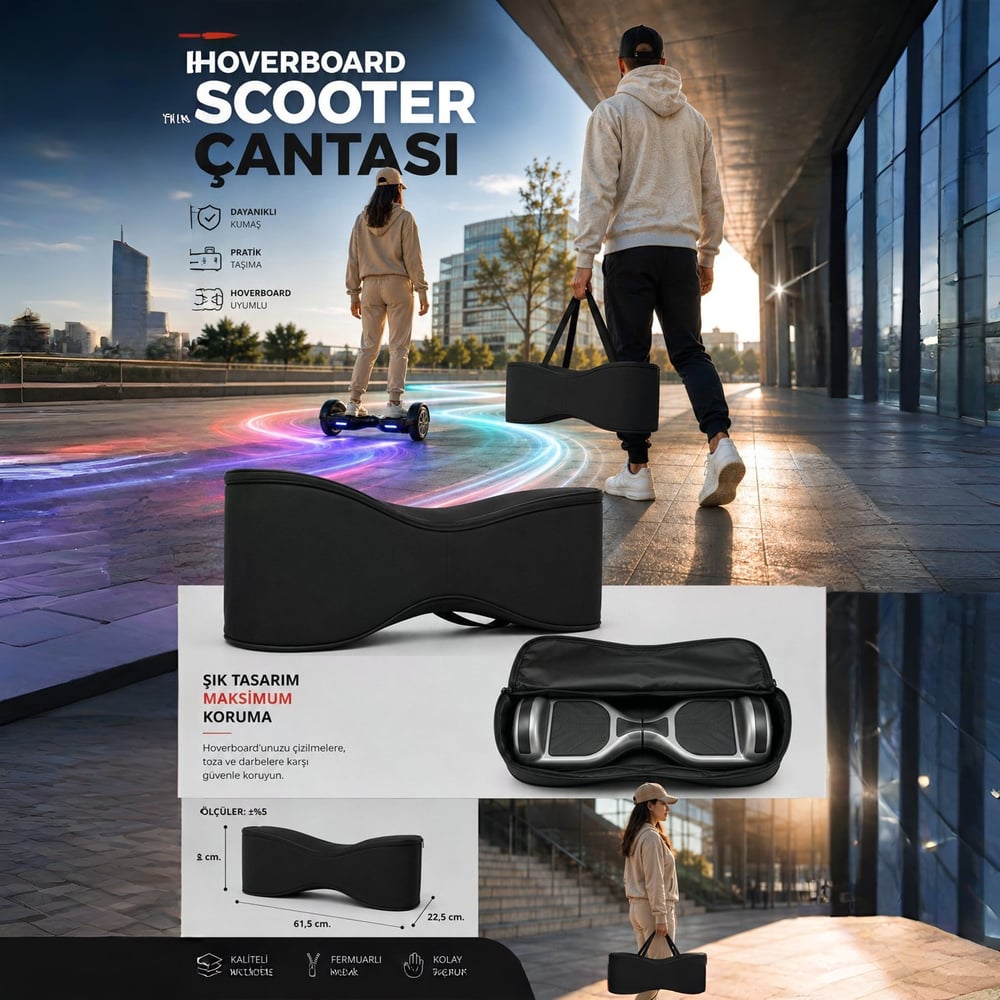 Orijinal Hoverboard Elektrikli Kaykay Taşıma Çantası Yüksek Kalite Çanta Kılıf 6.5 inch