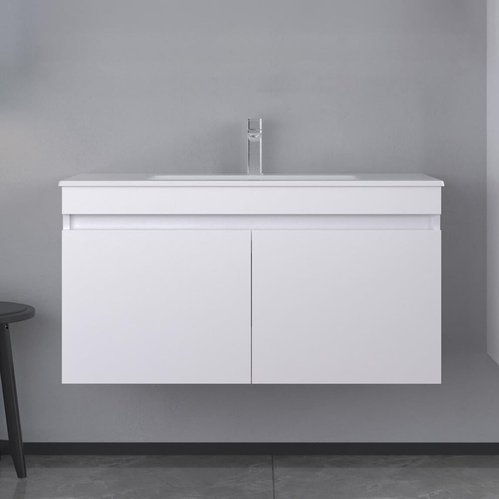 Bonitobagno Capri 100 cm Banyo Dolabı Alt Modül Beyaz