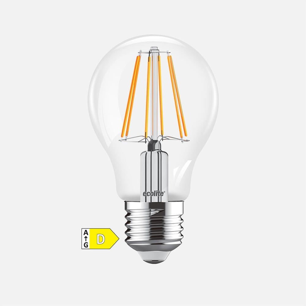 Ecolite Soft Filament 7.5 W Beyaz 4000K Dimmerli E27 LED Ampul