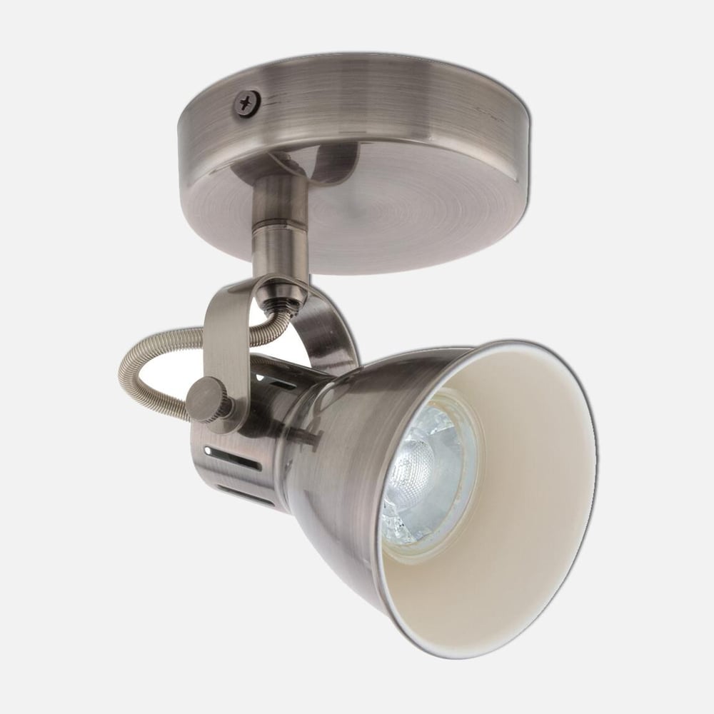 Eglo Seras 3.3 W Ledli Yuvarlak Sıvaüstü Spot 1 Adet Gümüş