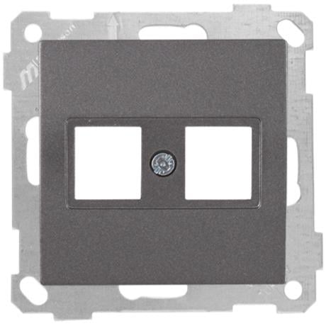 MUTLUSAN Candela Mek+Tuş Data Prizi 2*Rj45 (Kon.süz)