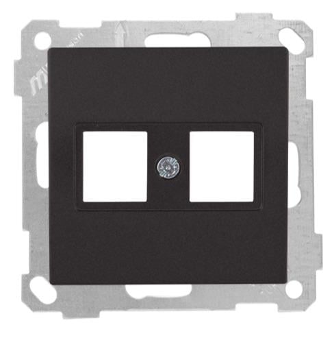 MUTLUSAN Candela Mek+Tuş Data Prizi 2*Rj45 (Kon.süz)