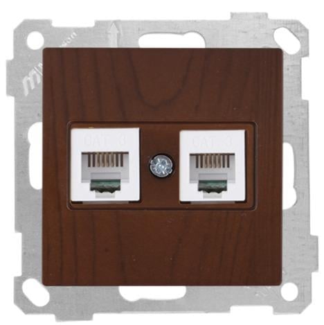 MUTLUSAN Candela Mek+Tuş Telefon Prizi 2Xrj12 (Cat3)