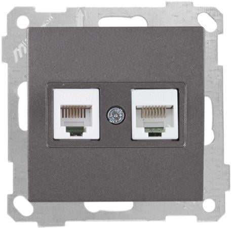 MUTLUSAN Candela Mek+Tuş Tlf Data Priz (Rj12 Cat3 + Cat5e)