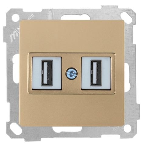 MUTLUSAN Daria Mek+Tuş Data Prizi 2*Usb