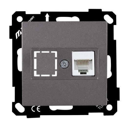 MUTLUSAN Mek+Tuş Data Prizi 1*Rj45 (Cat5e)
