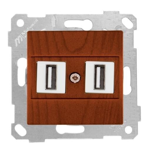 MUTLUSAN Rita Mek+Tuş Data Prizi 2*Usb