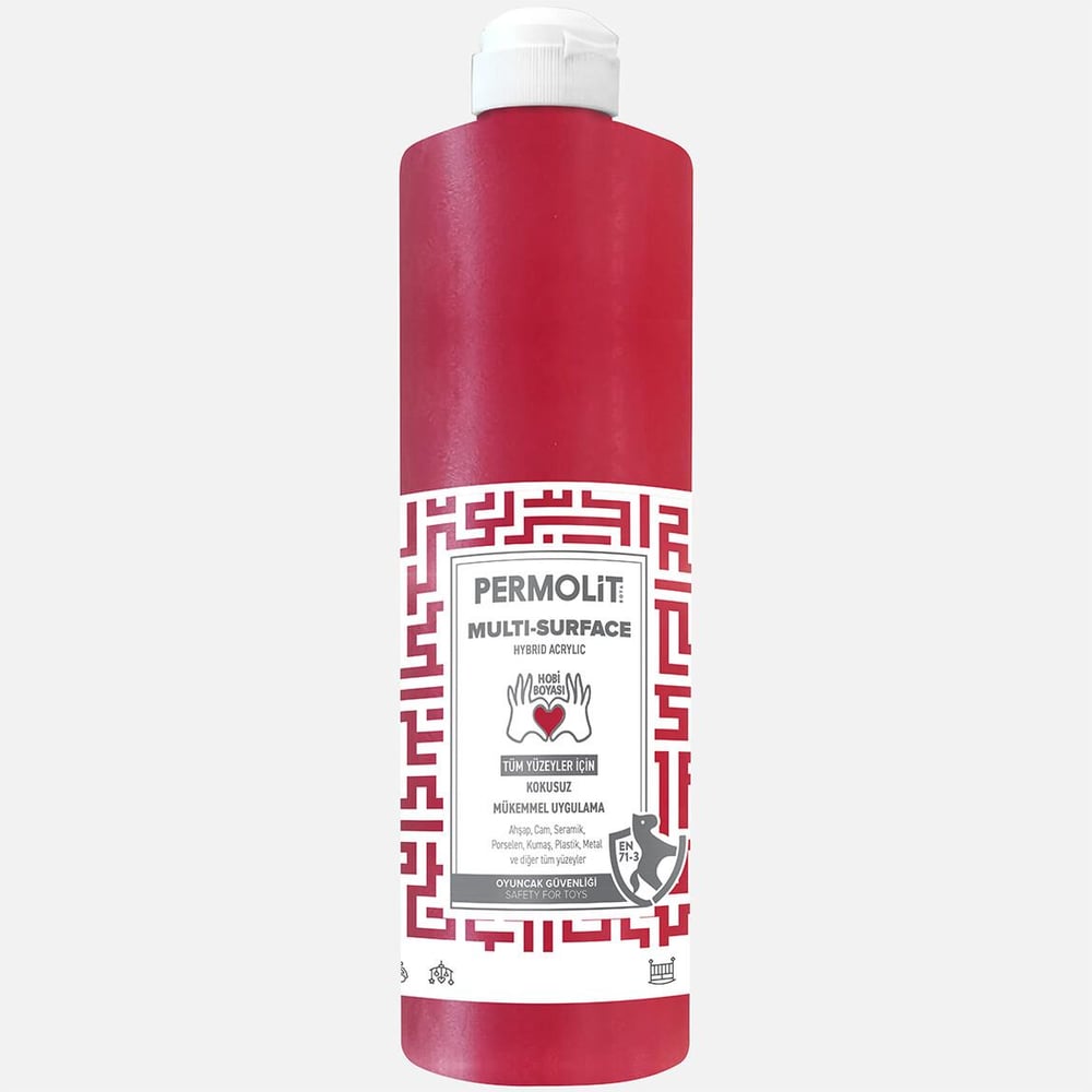 Permolit 0,5 L Multi Surface Akrilik Boya Bordo
