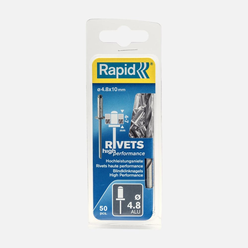Rapid Perçin 4,8X10 mm Alu Matkap Ucu 50 Adet