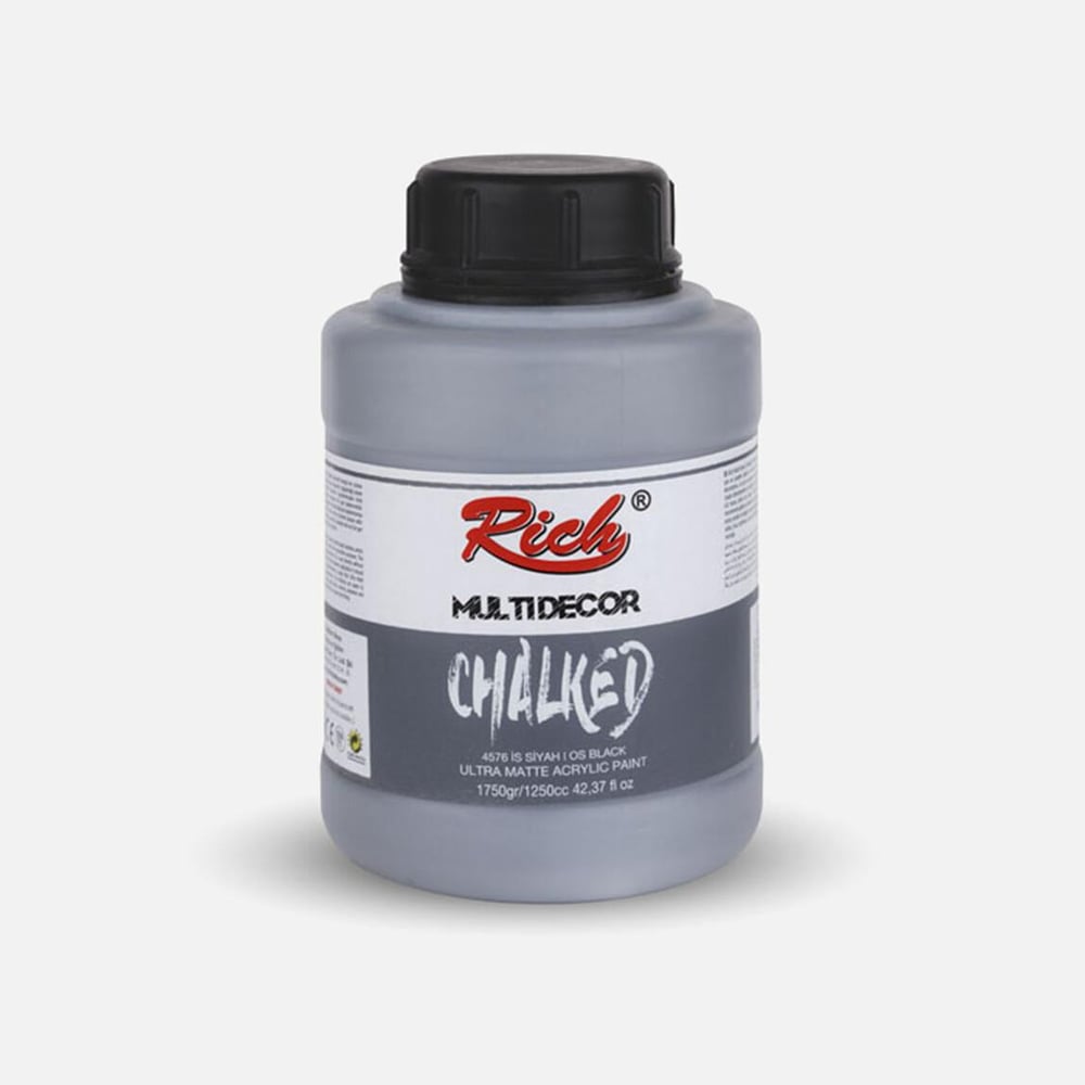 Rich Multi Decor Chalked İs Siyah 1250 cc