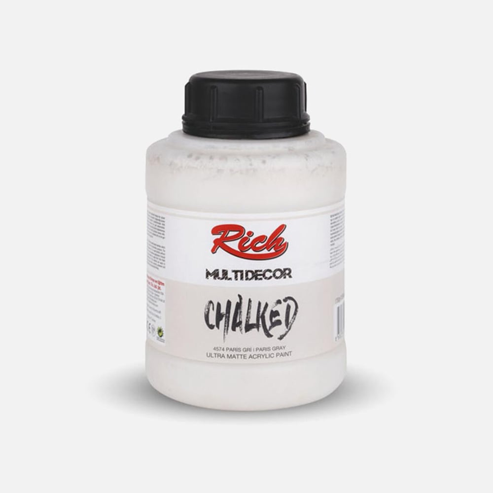 Rich Multi Decor Chalked Paris Gri 1250 cc
