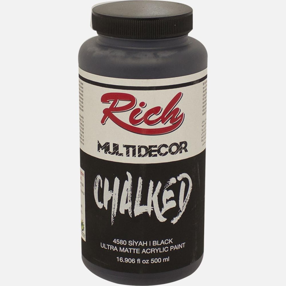 Rich Multi Decor Chalked Siyah 500 cc