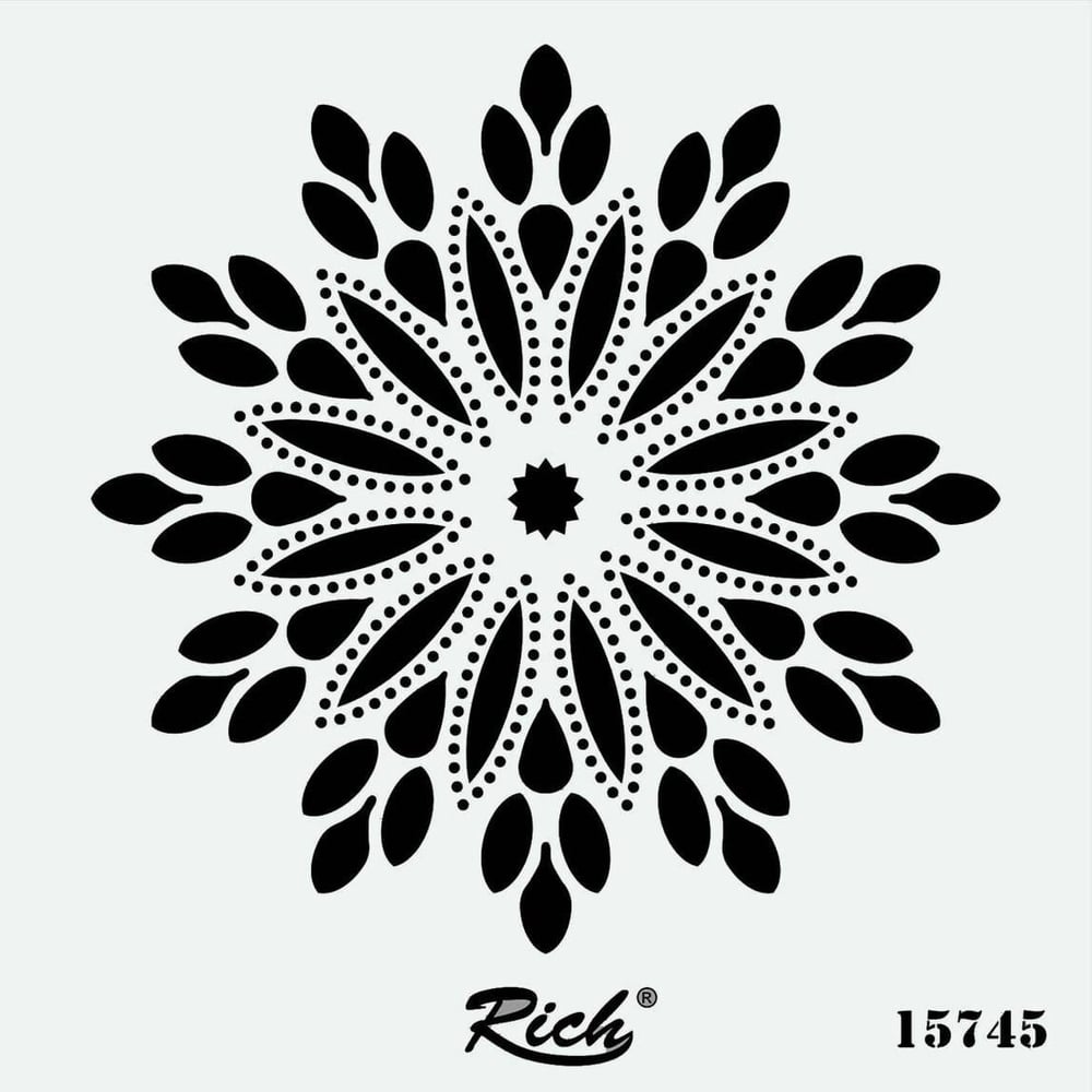 Stencıl Kare 25x25 15745