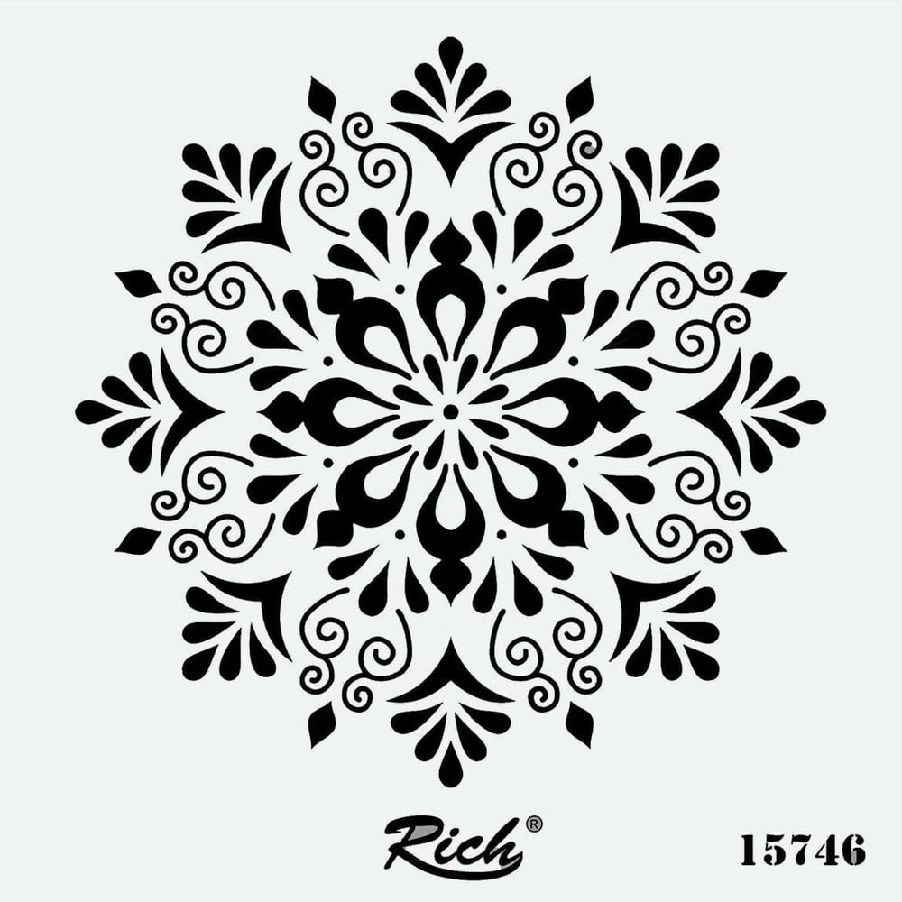 Stencıl Kare 25x25 15746