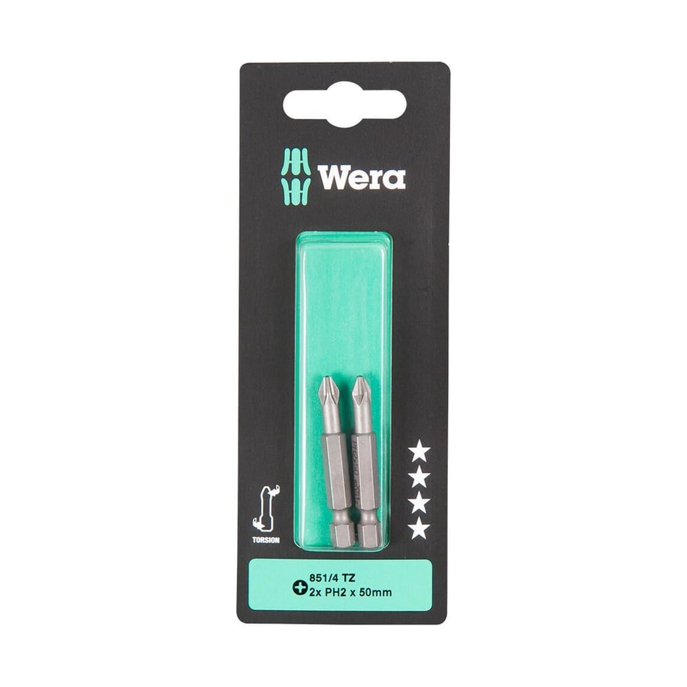 Wera 851/4 TZ PH2X50 mm Bits Uç Seti