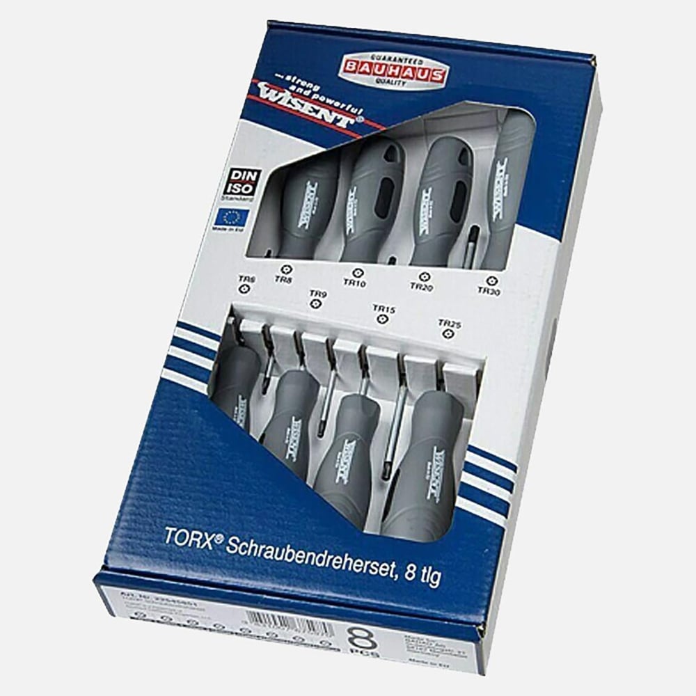Wisent Tornavida Seti 8Parça Torx 2K