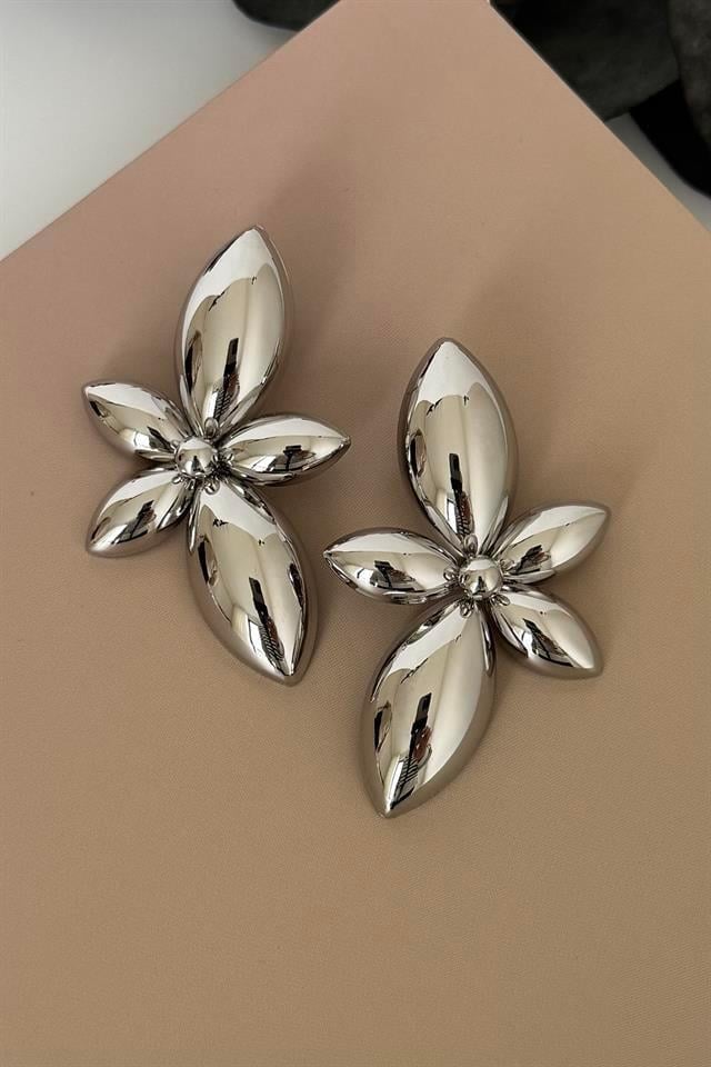 Bloom Silver Küpe