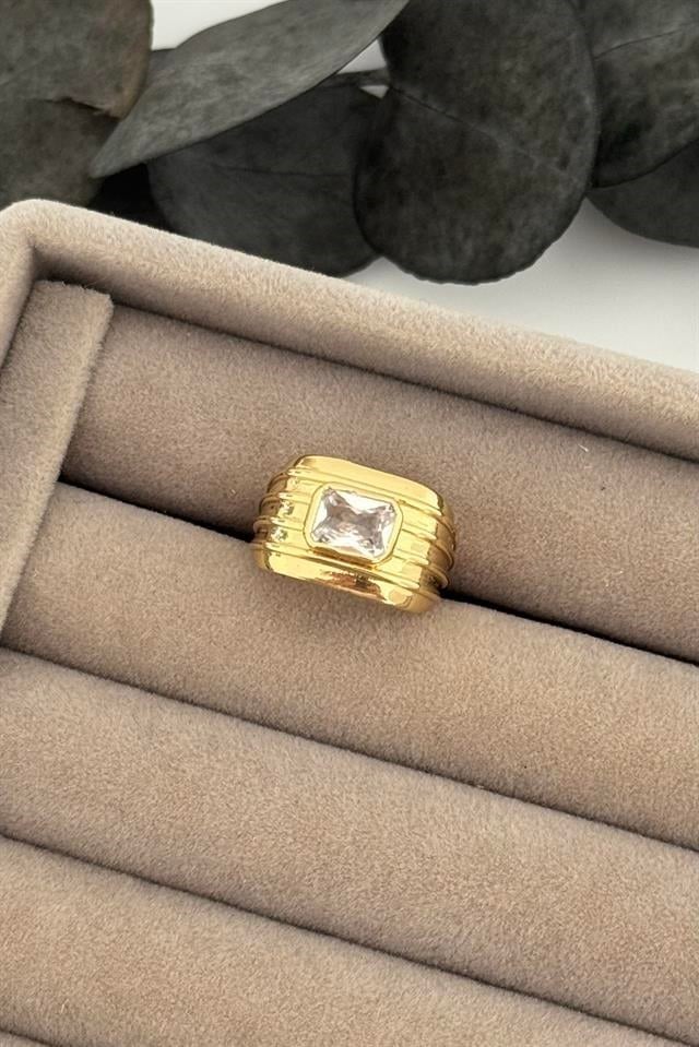 Glacier Gold Yüzük