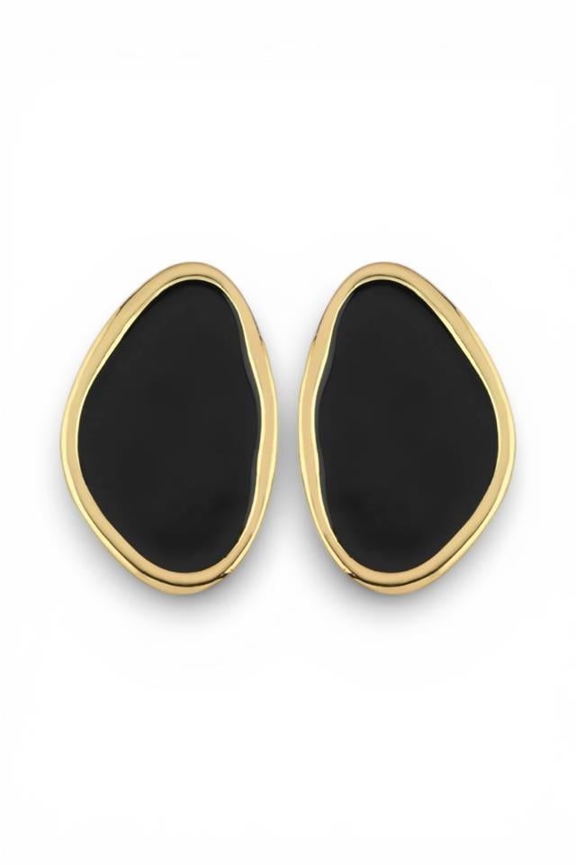 Obsidian Siyah Küpe