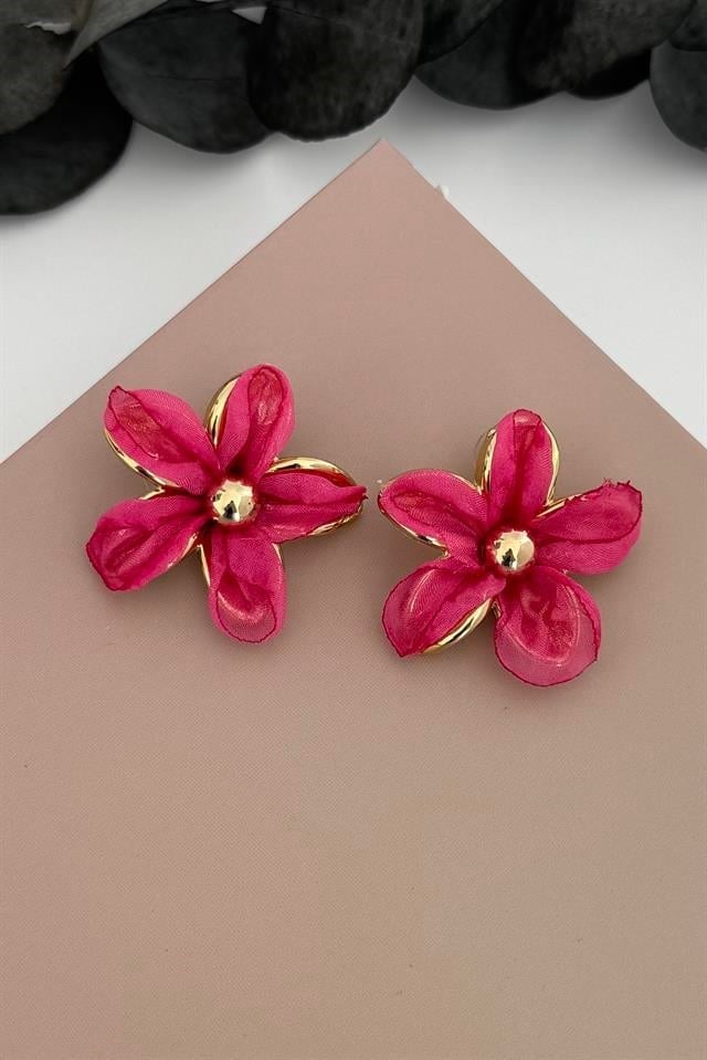 Petal Pembe Küpe