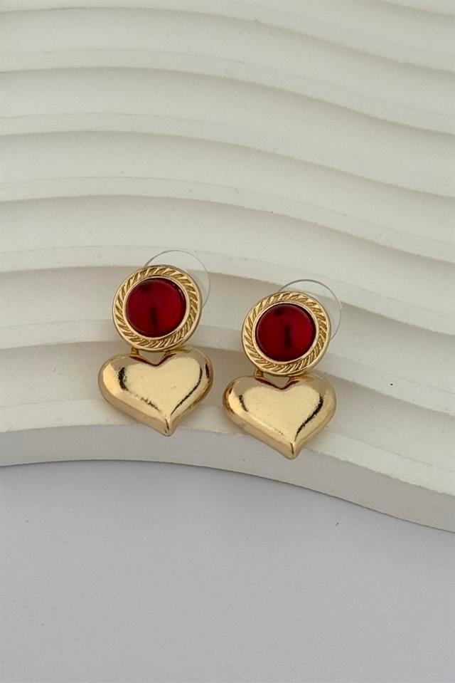 Red Heart Küpe