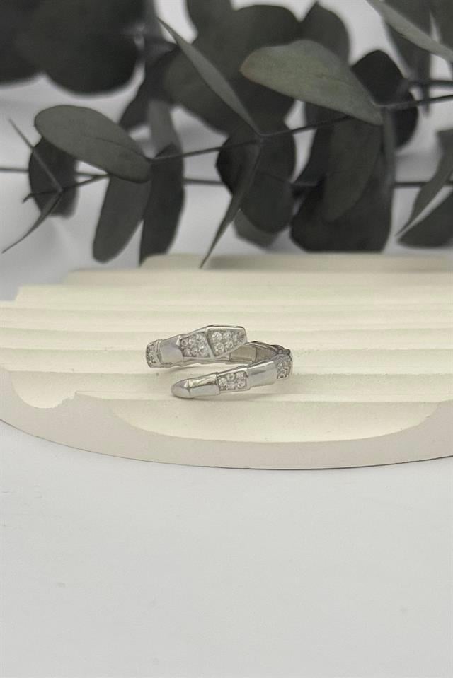 Snake Stone Silver Yüzük